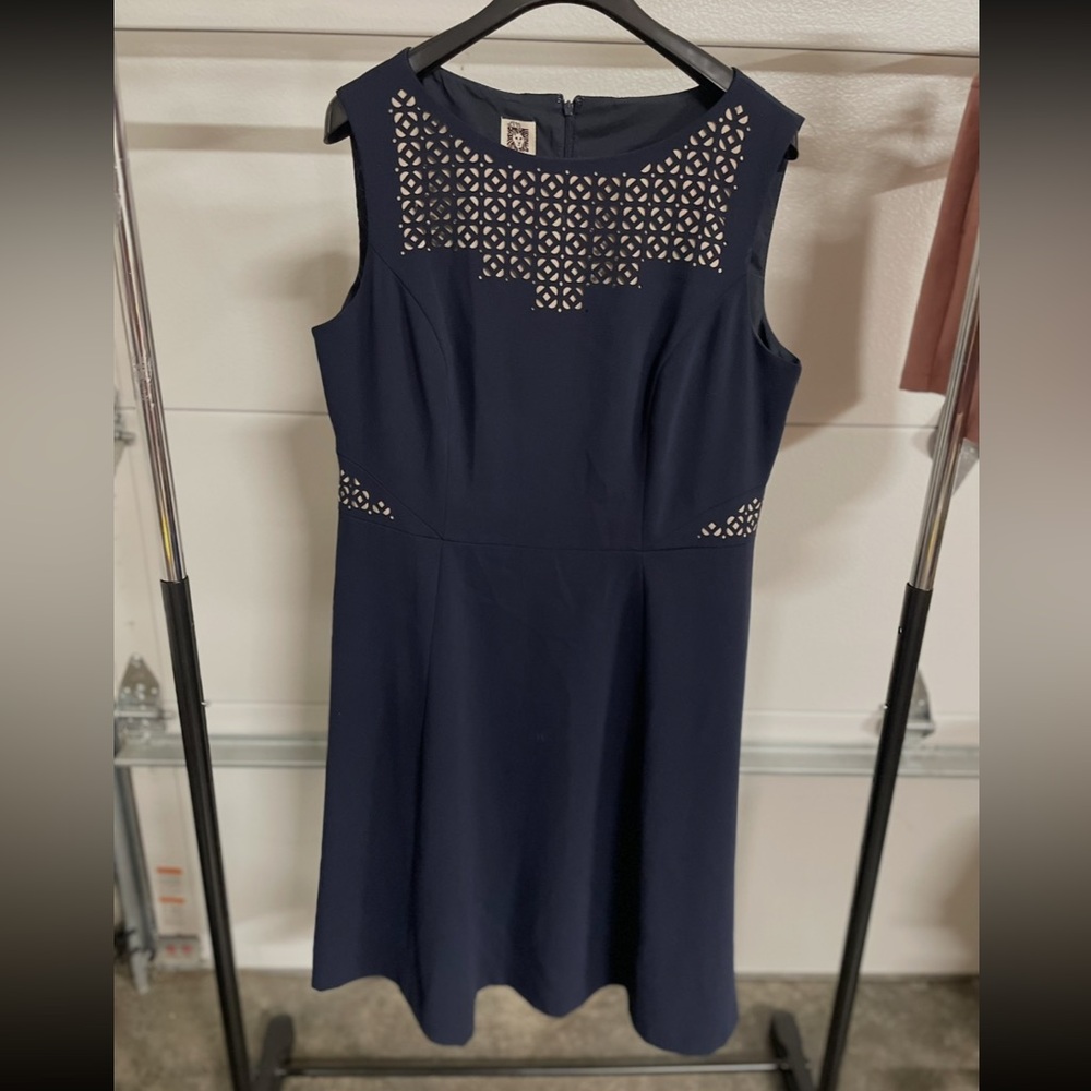 Woman’s Anne Klein Navy Dress